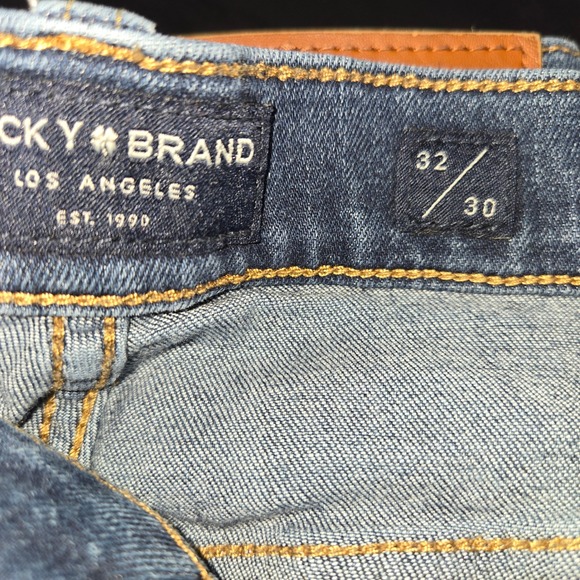 Lucky Brand Mens Blue Denim Jeans Medium Wash 32x30 RN80318 CA56897 - Picture 4 of 6